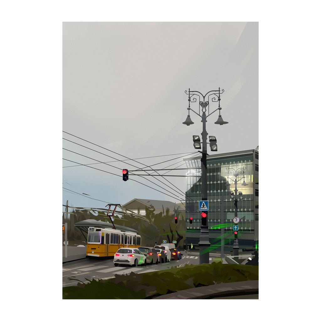 "KÁLVIN TÉR" PRINT