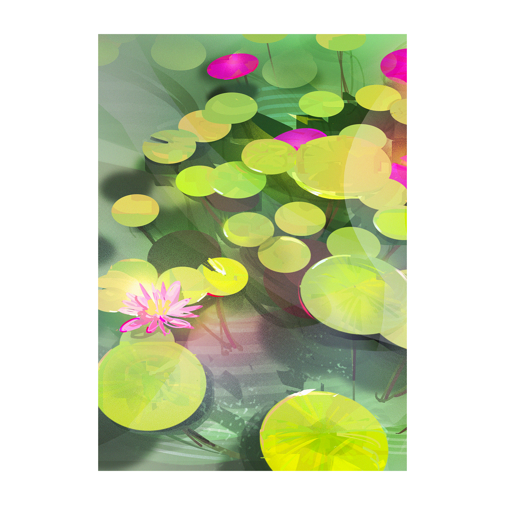"LAKE" PRINT